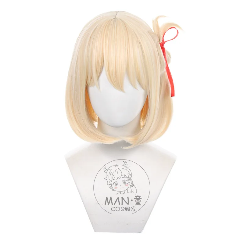 ليكوريس نكص تشيساتو نيشيكيجي شعر مستعار تأثيري بوب قص هدية الهالوين #5