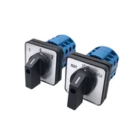 Interruptor de cambio de leva giratorio eléctrico de 3/4 posiciones y 12 terminales 500V 20A LW28-20