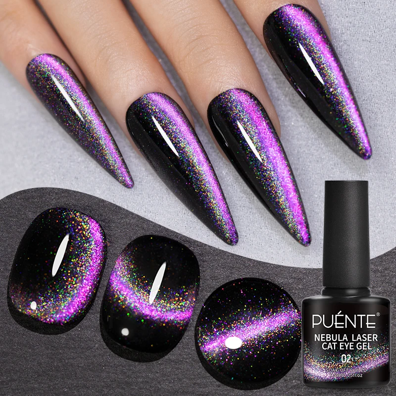 PUENTE 7.5ML Sparkling Pinkish - Nail Art Rainbow ulasan dan harga