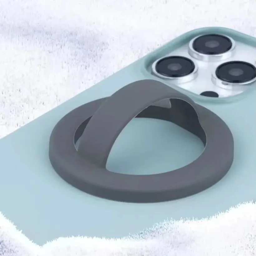 

Силиконовая подставка для телефона с магнитным кольцом, бесплатная доставка магнитных колец 360° ° Поворотный держатель Lazy Finger для iPhone 16-12 Pro Max