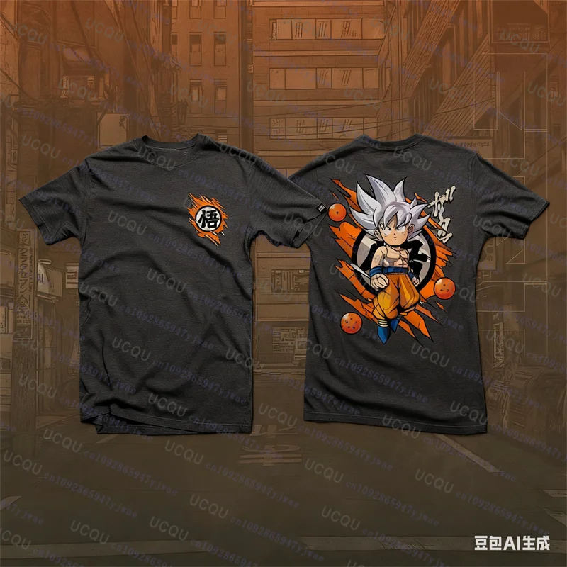 Goku Dragon Balls Anime t-shirts hommes/femmes surdimensionné décontracté coton t-shirt Harajuku Streetwear Y2k unisexe Cosplay t-shirt à manches courtes