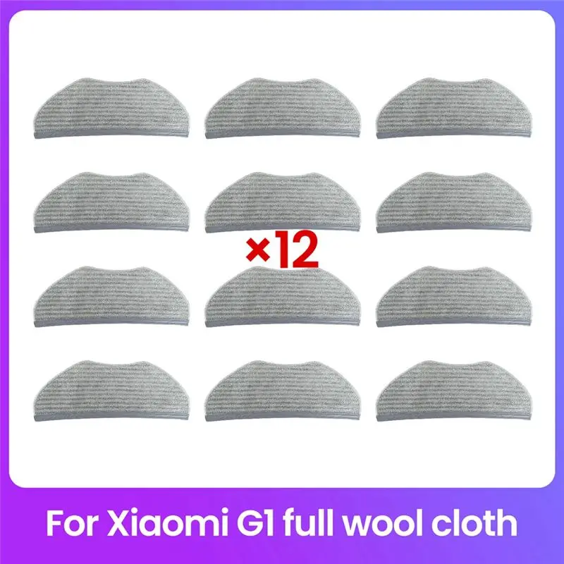 

Совместимые салфетки AT05-12Pcs для робота-пылесоса Xiaomi Mijia G1 - полные салфетки из микрофибры для уборки.