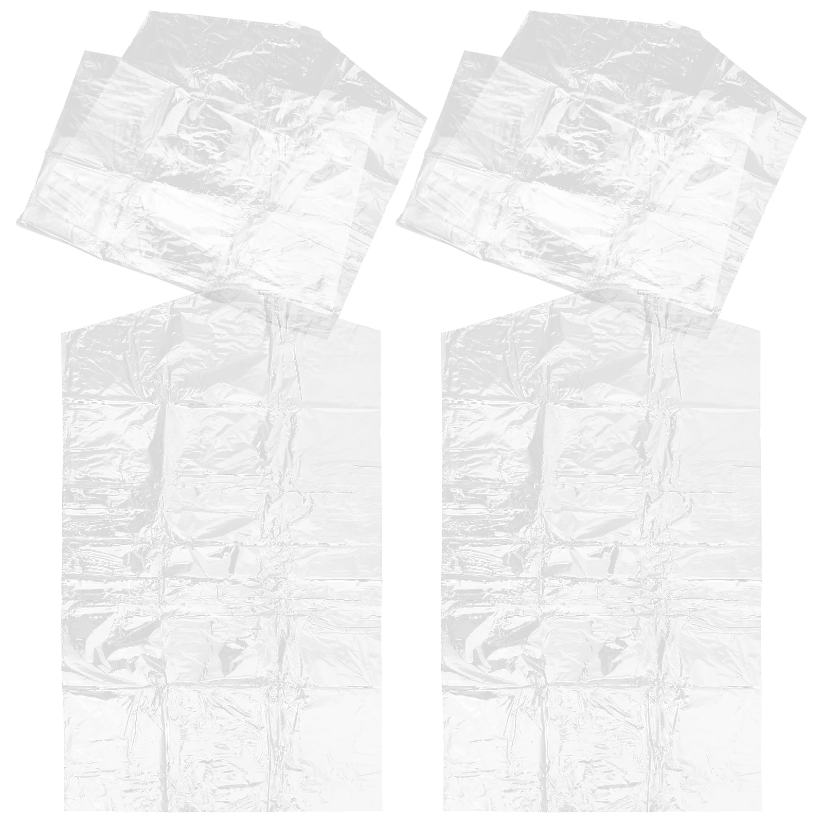 

50 pcs Dry Cleaning Bag Suit Clear Garment Bags Clothes Cover Transparent Water Proof Storage Wardrobe Dust Protector