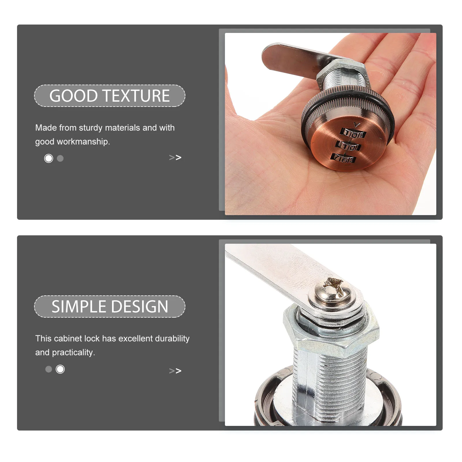 

Cabinet Lock Password Combination Metal Drawer Locks Coded Closet Door Furniture Desk 20mm Storage Security Solution