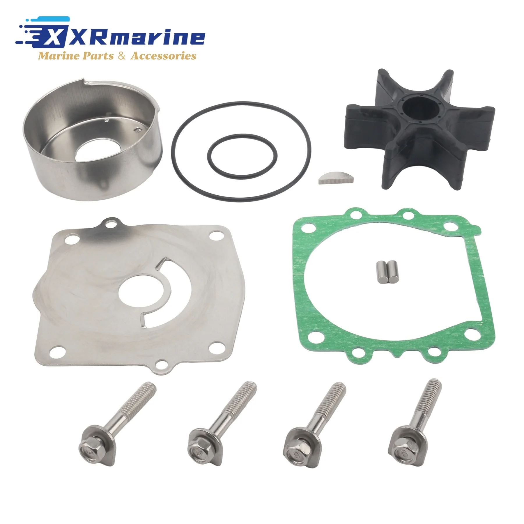 Water Pump Rebuild Kit Compatible with Yamaha 2 Stroke 150 175 200 225 300 HP 4-stroke F150 F200 F225 Outboard Motors