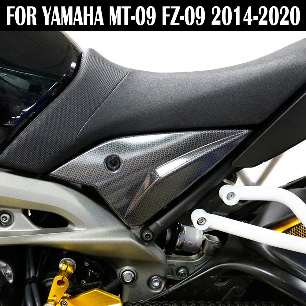 For Yamaha MT-09 FZ 09 MT09 FZ09 MT 09 2014 2015 2016 2017 2018 2019 20 Carbon Fiber Side Panels Cover Fairing Cowl Plate Cover