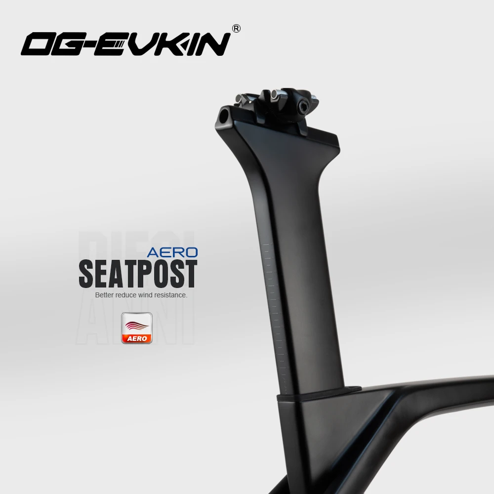 OG-EVKIN czarny AERO Carbon Routing Routing kabel wewnętrzny obręcz rowerowa V-Brake BB86 700C QRx100m/130mm ramka rowerowa