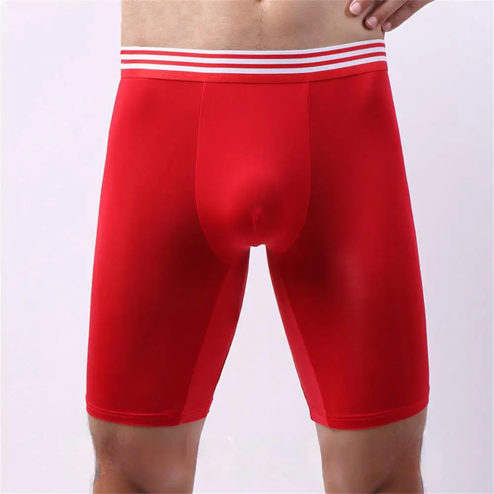 Boxer Briefs - Lengthen Noble Quality Comfortable Underwear Extended Underwear Quick Drying Large Size Soft Fashion Major