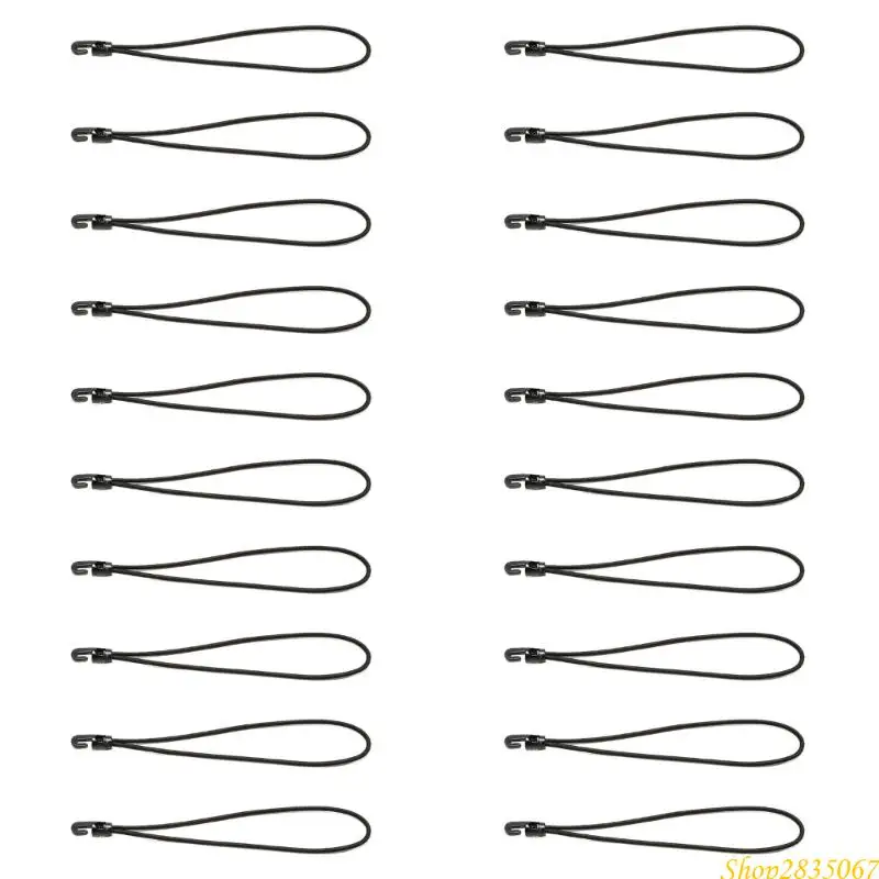 20pcs Industrial Elastics Hook Cord สำหรับการรักษาแบนเนอร์สุทธิอุปกรณ์กลางแจ้ง 831f