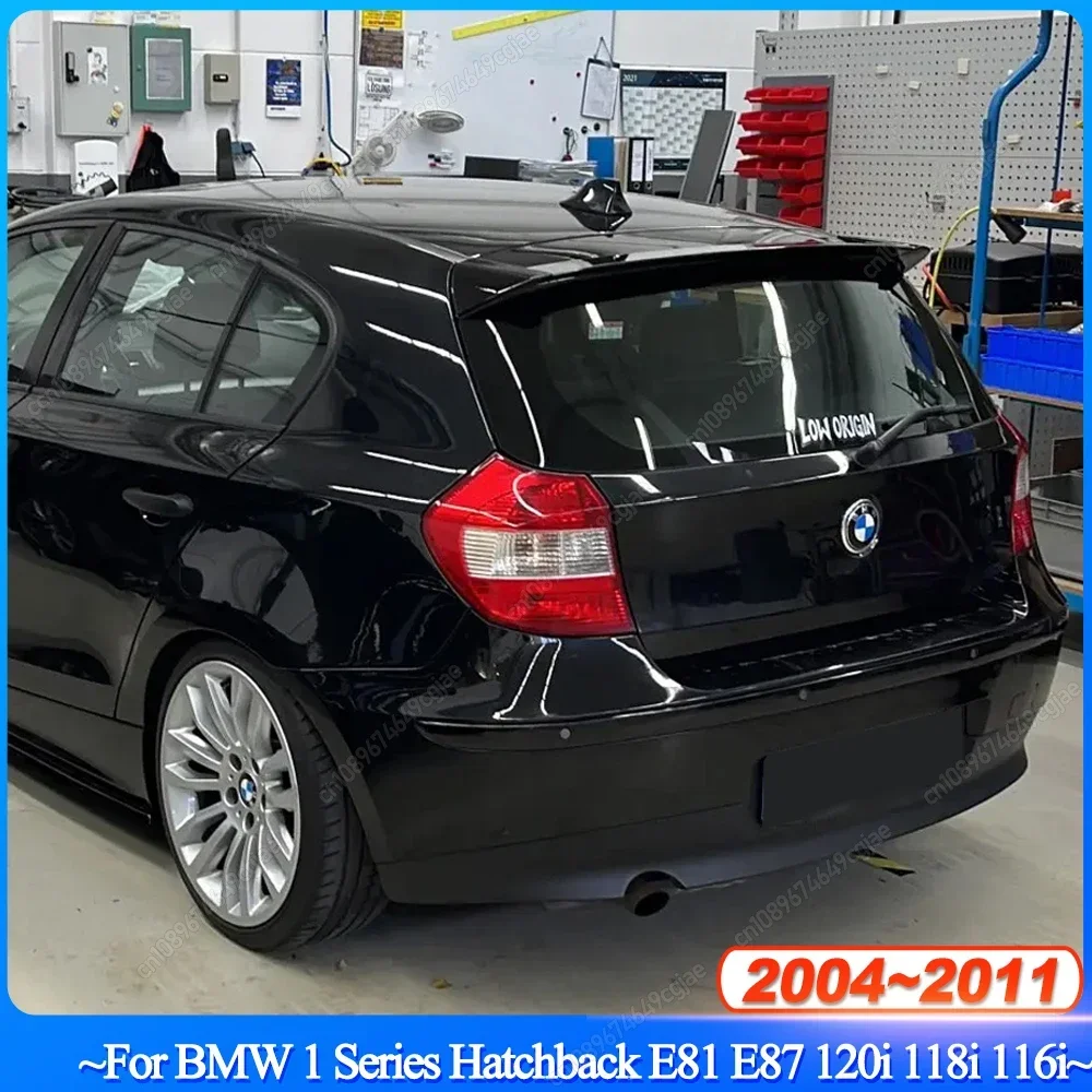 

Для BMW 1 серии хэтчбек E81 E87 120i 118i 116i Спойлер на крышу автомобиля Задний спойлер багажника 2004-2011 Комплекты кузова из АБС-пластика на заднее крыло Тюнинг