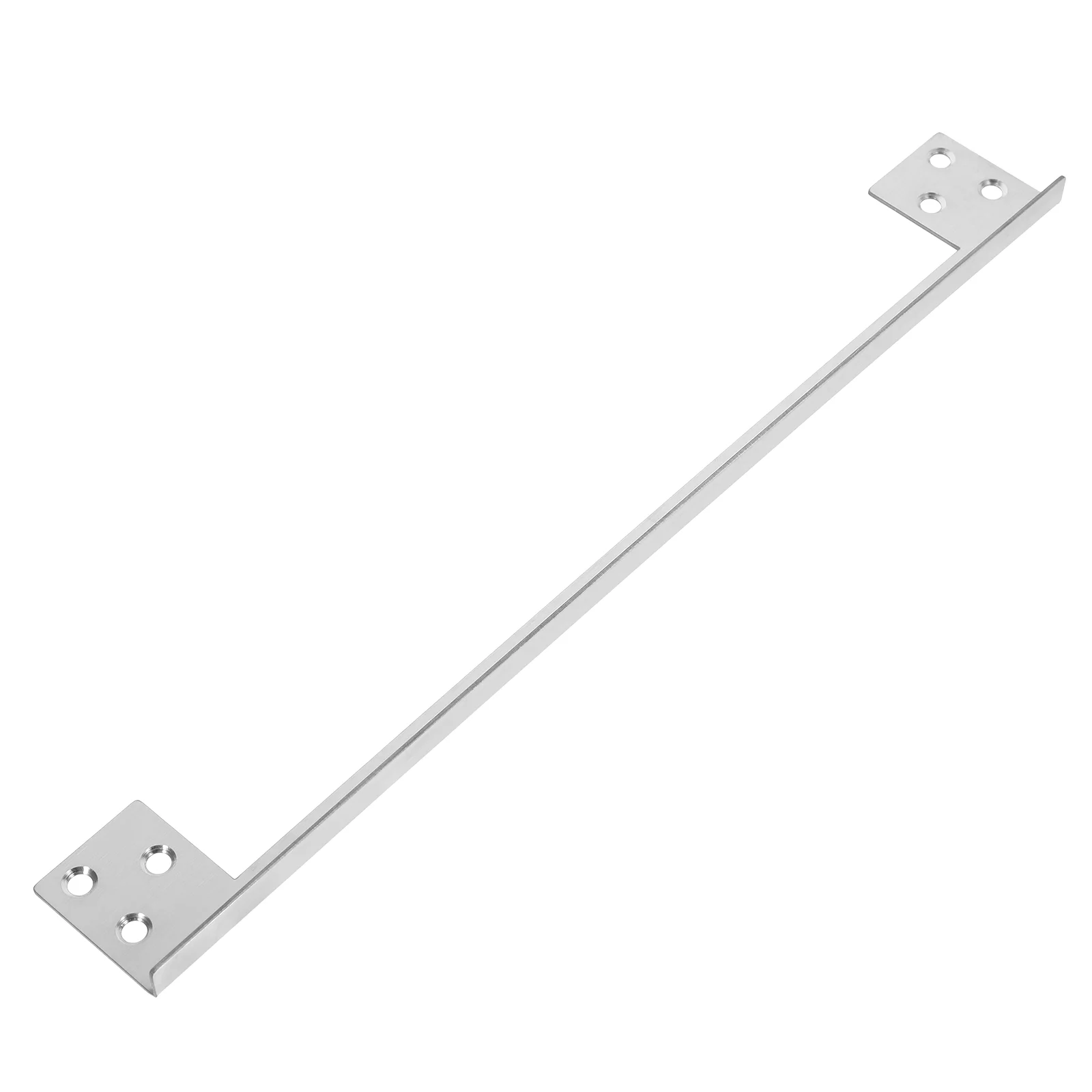 Stainless Steel L Shape Door Latch Protector Guard Plate Cover Outswing Doors Metal Security Locks Safeguard Hardware