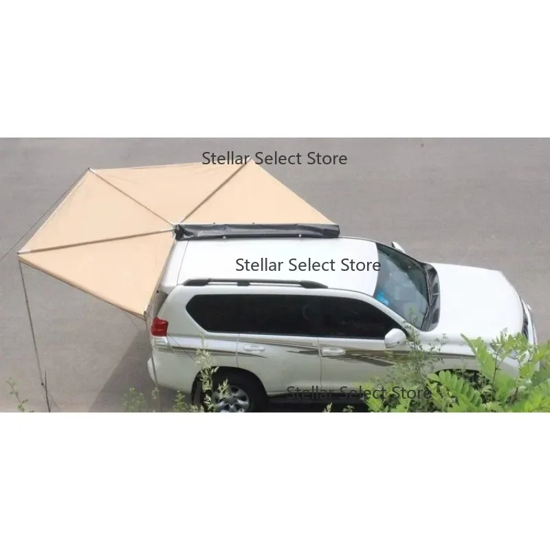 Factory Fan-shaped Tents Cloth Car Side Canopy Roof Tents for Camping