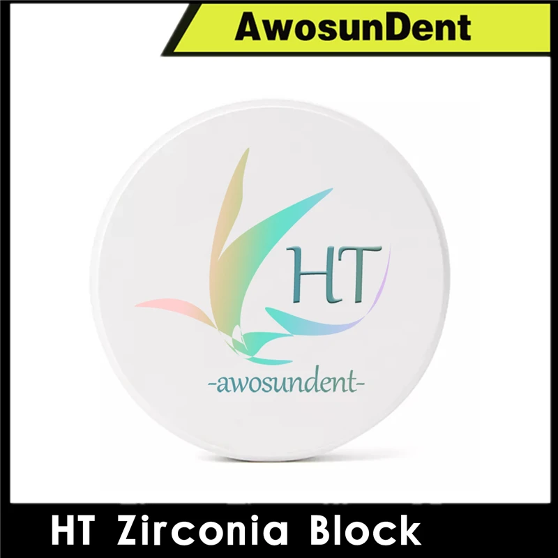 ht bloco dental da zirconia do laboratorio dental do folheado do sistema aberto branco do cad cam 98 01