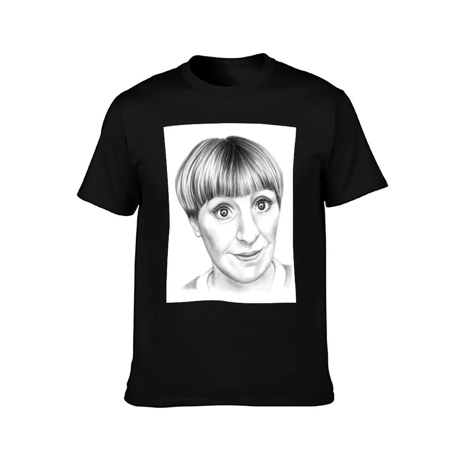 Victoria Wood T-Shirt, Summer Casual Cotton Tee, Oversized Streetwear Tops, Vintage Graphic Print, Loose Fit Short Sleeve