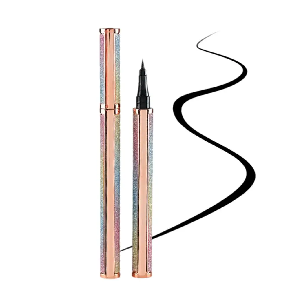 Stylo eyeliner noir résistant à l'eau et à la transpiration, à séchage rapide, sans bavures, longue durée, T4h9