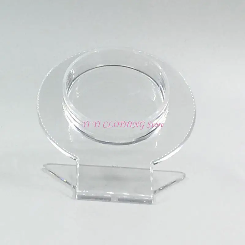 

N5KF Transparent Acrylic Watch Display Stand Bracelet Display Rack Wrist Watch Display Holder for Home Retail Shop Shoping
