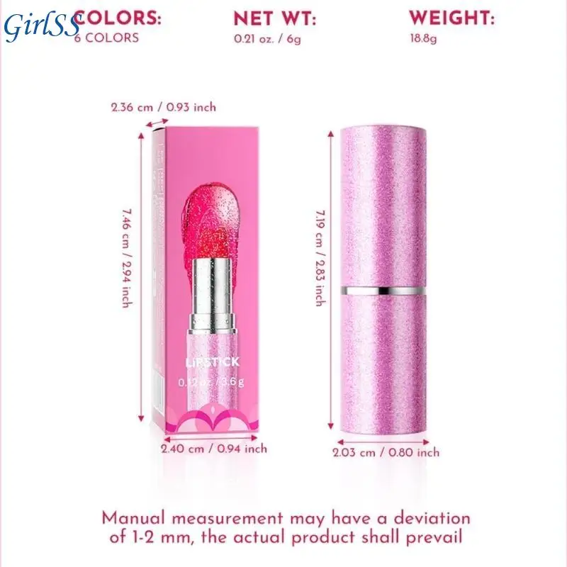Lucidalabbra scintillante altamente pigmentato Balsamo per labbra scintillante audace Cosplay Trucco labbra Colore labbra a per