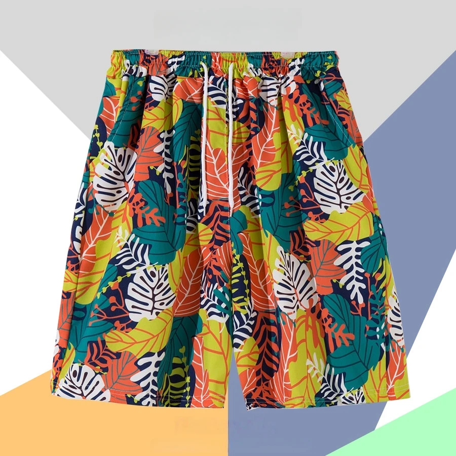 

Summer Beach Shorts Casual Outdoor Wear Quick-Drying Sanya Travel Surfing Holiday Lazy Style Men's Shorts