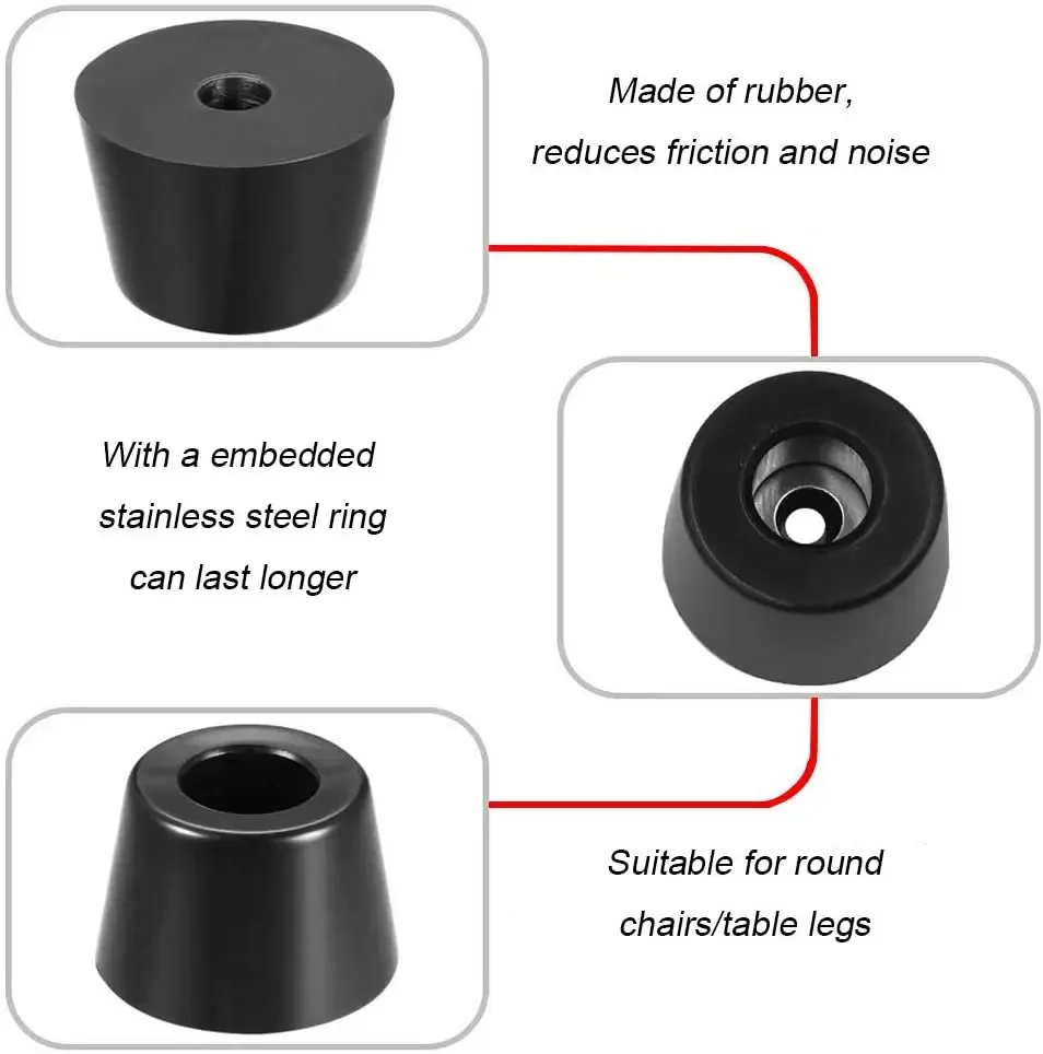 10 قطعة قواعد مطاطية خزانة أثاث حافظة مستديرة قدم المضادة للانزلاق وسادة ممتصة للصدمات دائرية لطاولة كرسي قطع المجلس الحرف الإلكترونية