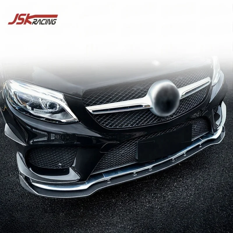 

Jsk Style Carbon Fiber Front Lip For 2015-2018 Mercedes Benz Gle-Class Coupe Suv Gle400 Gle500