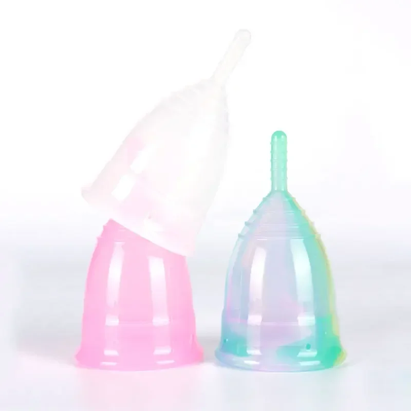 Colorful Women Cup Medical Grade Silicone Menstrual Cup Feminine Hygiene menstrual Lady Cup Health Care Period Cup