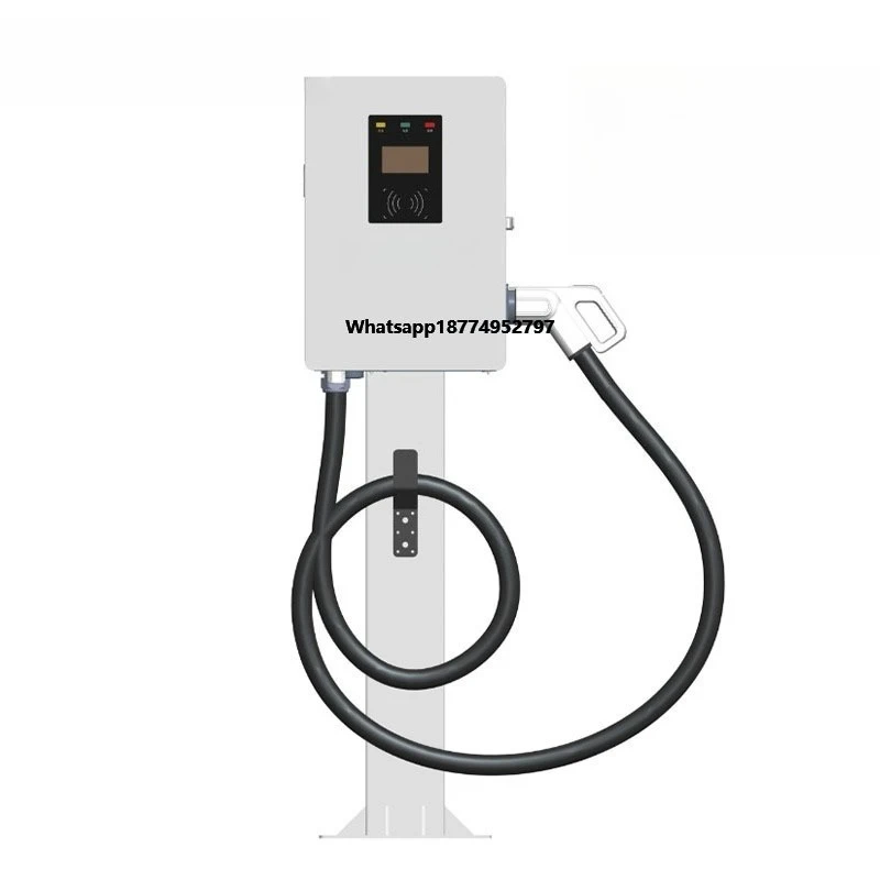 20kW GBT DC Fast EV Charger Wall & Floor Mounted EV Charging Station Pile for Electric Car Support RFID Card 4G Wifi App