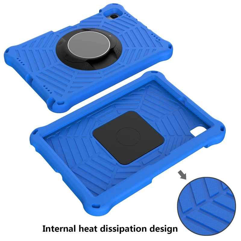 For Samsung Tab A7 Case 2020 10.4 Inch SM-T500/T505 With 360 Degree Rotating Stand Hand With Shoulder Strap