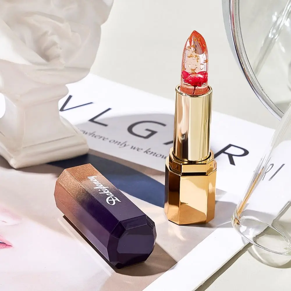 Lápiz labial hidratante con cambio de Color y temperatura, taza antiadherente nutritiva, brillo de labios de gelatina, hidratación antisecado