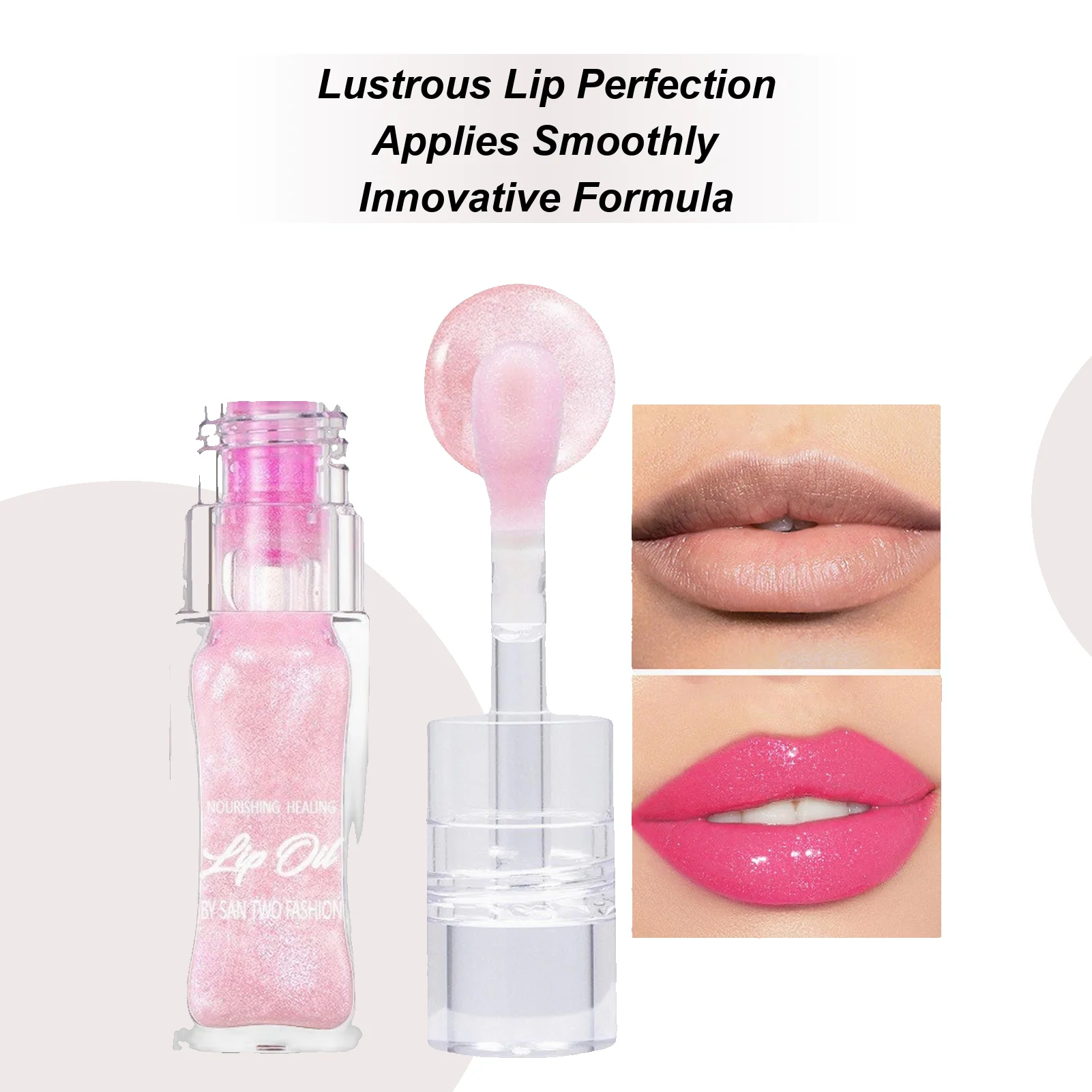 1pc Crystal Jelly Lip Grow Oil per rossetto Lip Oil idratante Lip Serum Tint Lips Care Makeup Cosmetic