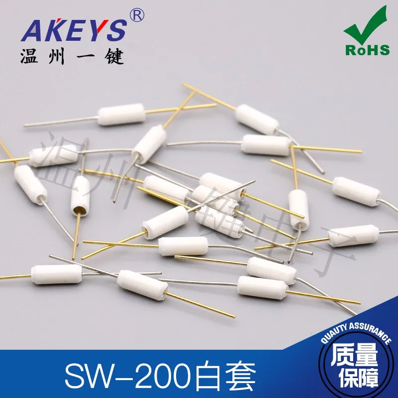 

10 шт. SW-200 белый датчик вибрации/шарик/угол/наклона/цифровой переключатель