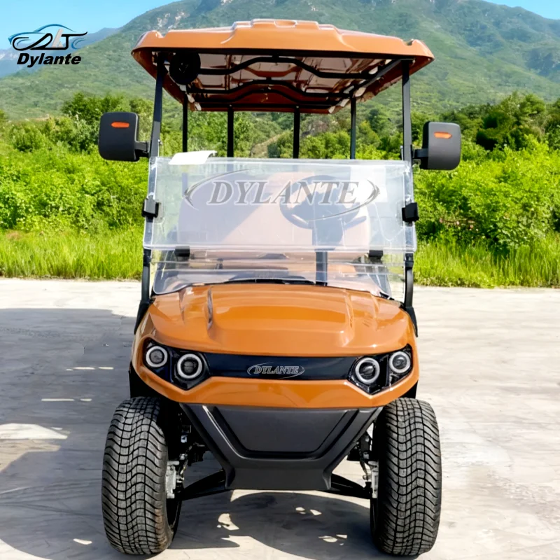 

Китайский производитель, новый дизайн, 8-местная электрическая тележка для гольфа, аккумулятор 48 В, 6 кВт, мотор переменного тока, парк развлечений, экскурсионный автомобиль