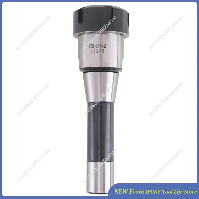 

1PC 6.3 Inch R8-ER32 7/16 Collet Chuck Holder CNC Milling Lathe R8 Spindle Tool New
