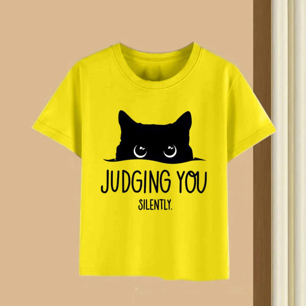 

Cartoon Anime Children's Printed Round Neck T-shirt Boys and Girls Short Sleeves Short Sleeves 2-12 Years Old Casual Sports Top
