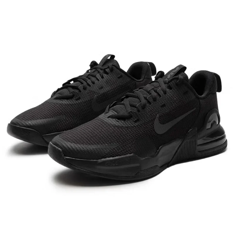 

Nike's New Air Max Cushioning Midsole for Shock Absorption and Rebound, Outdoor Men's Running Shoes, Air Max Alpha Trainer 5, Strong Support, Wear-Resistant, Comfortable for Daily Wear, Sports Running Shoes, Classic Black Warrior Color, Versatile, Suitabl
