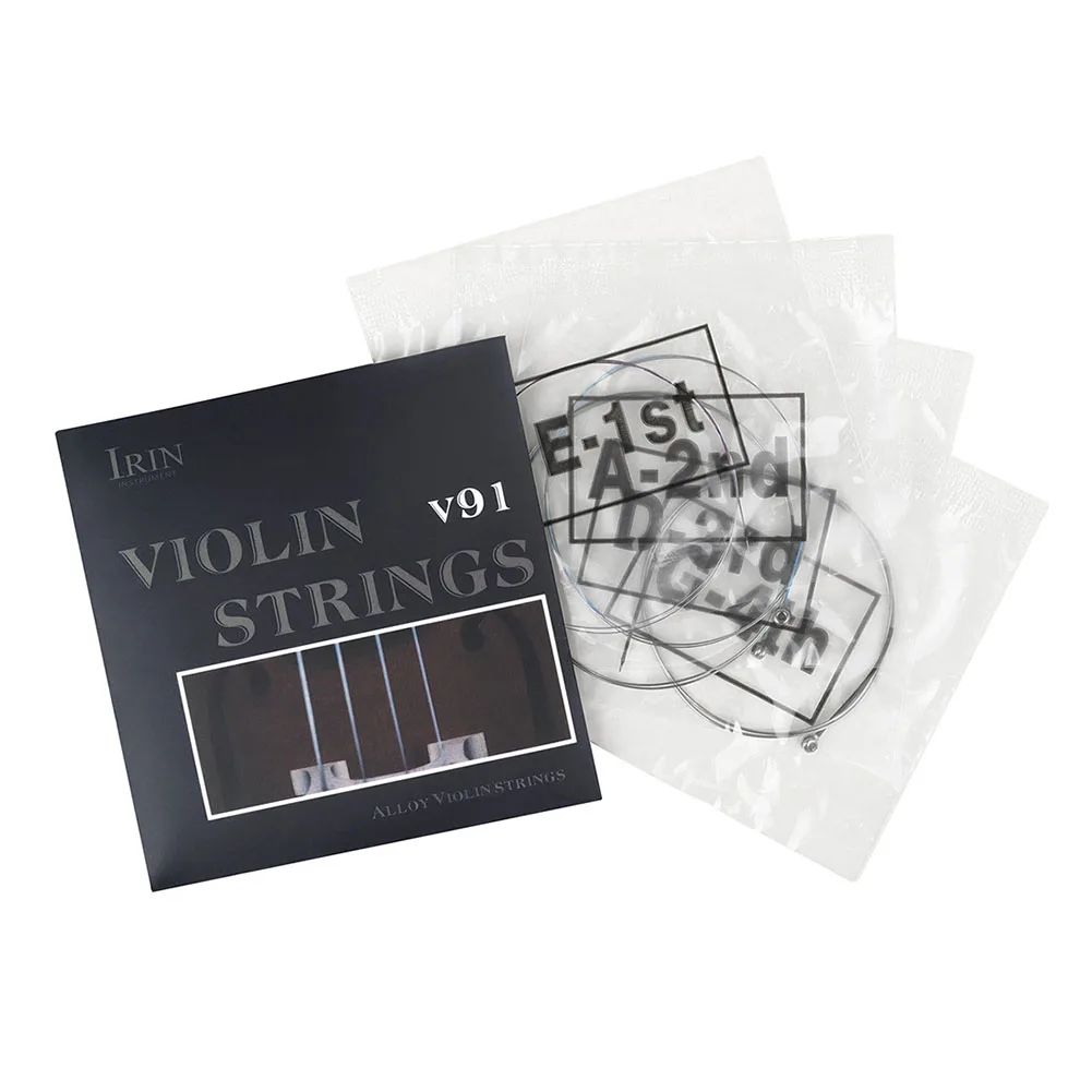 

High End V91 V92 V93 Violin Strings Exceptional Resonance For Full Size Nylon Core with Aluminum Alloy Winding