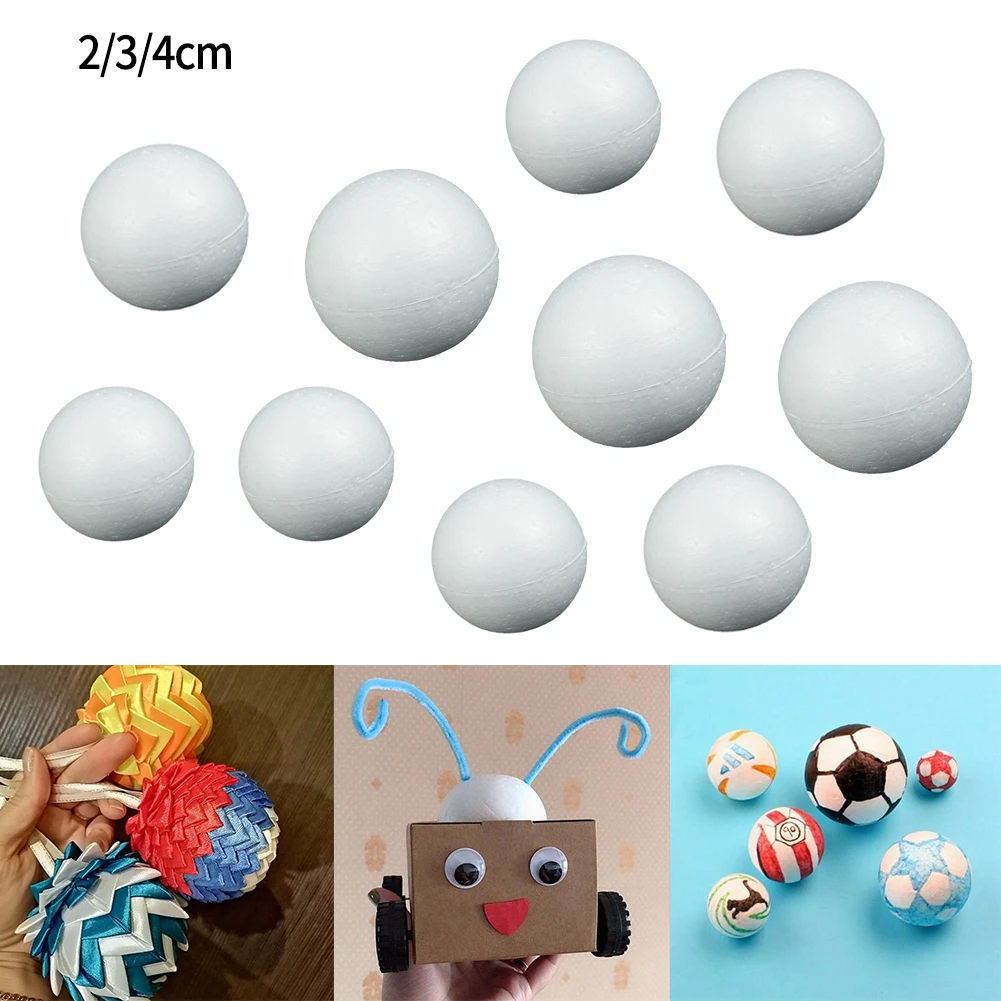 Venue Decoration Foam Ball Parties Wedding 10PCS 20mm-40mm Craft Floral Cake White ​Polystyrene Foam High Quality - Image 5
