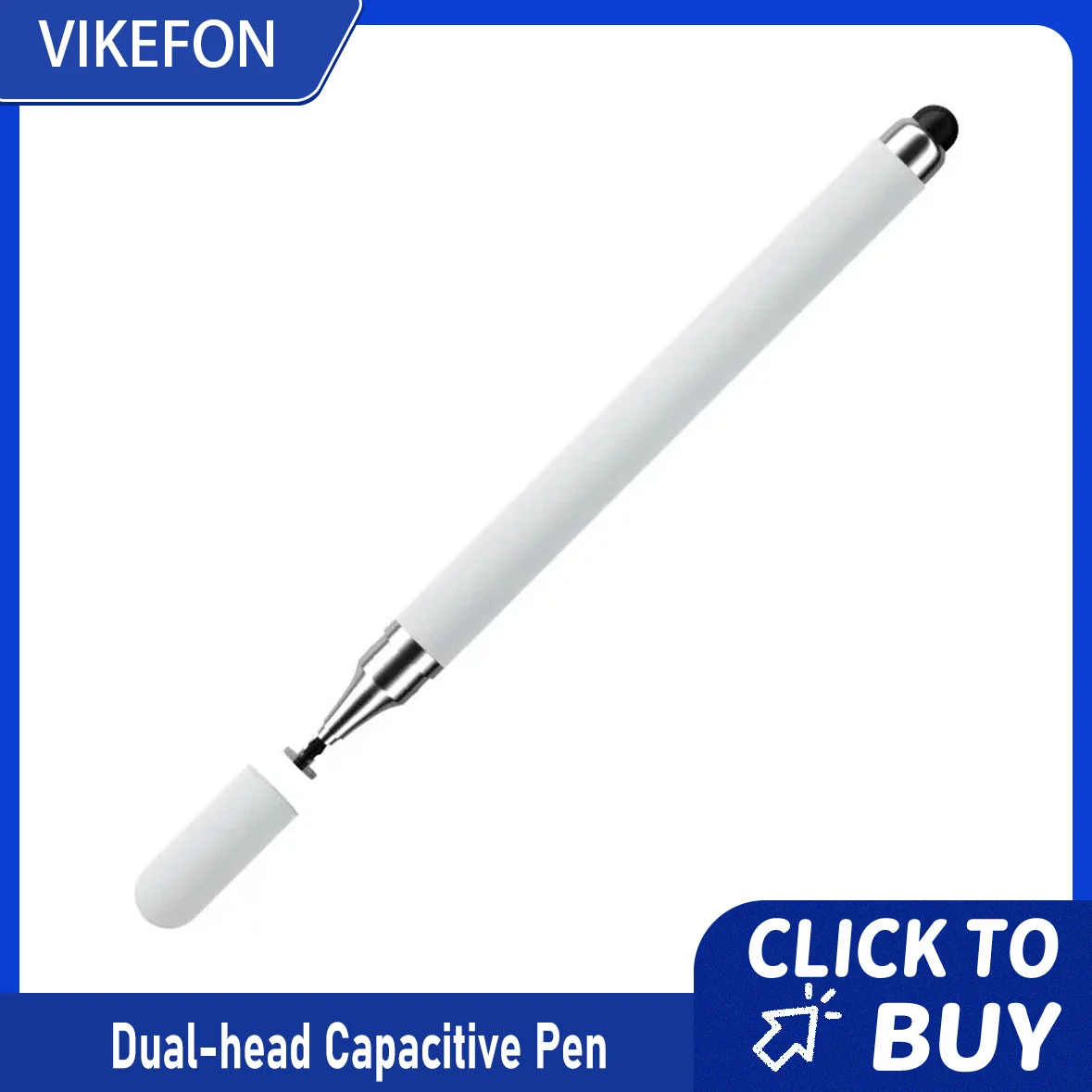 

Dual-head Capacitive Pen Disc Silicone Head Dual-purpose Stylus PaintingOffice Retouching Mobile Phone Tablet Pen Capacitive Pen