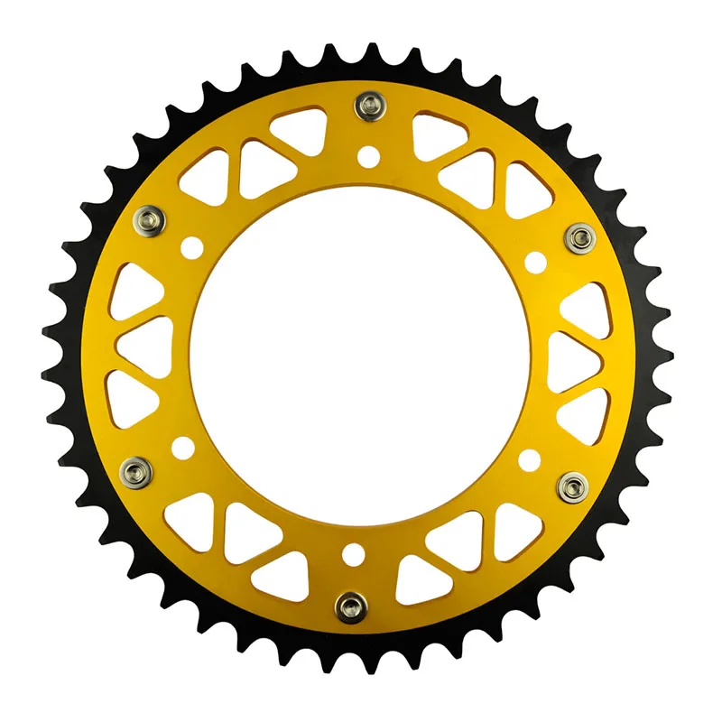 45T - 52T Motorcycle Rear Sprocket For SUZUKI RM125 RM250 RV90 TS200 RM125E RM125F RM125G RM125Y RM125H RM250P RM250D RM 250