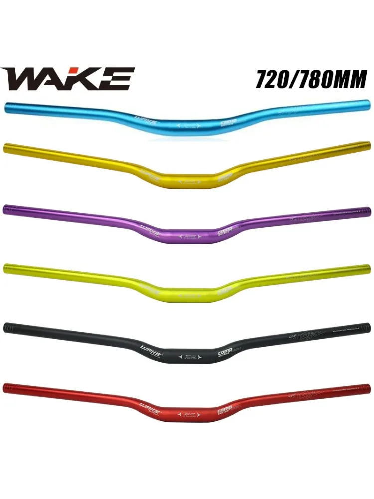 WAKE Fahrradlenker 780mm 720mm Mountainbike-Lenker Aluminiumlegierung 31,8mm MTB-Lenker Fahrradteil