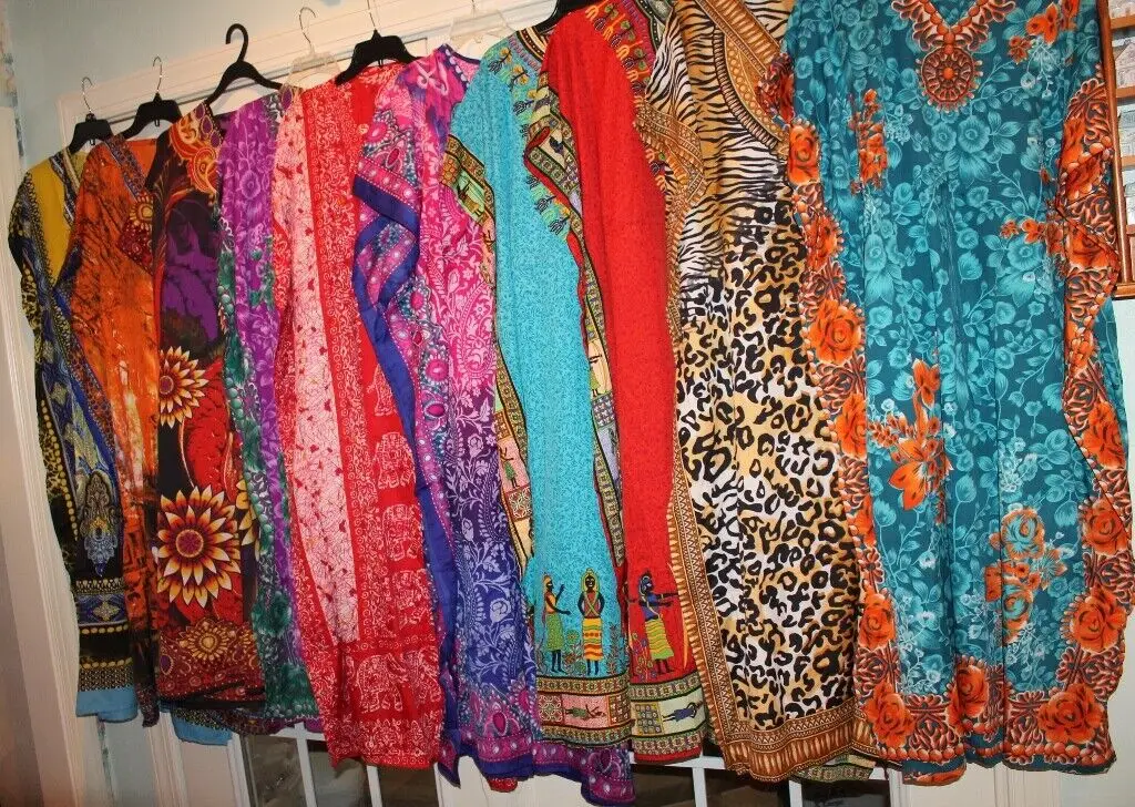 Praia Caftan Pulôver Kaftan Evening Wear Robe Viscose