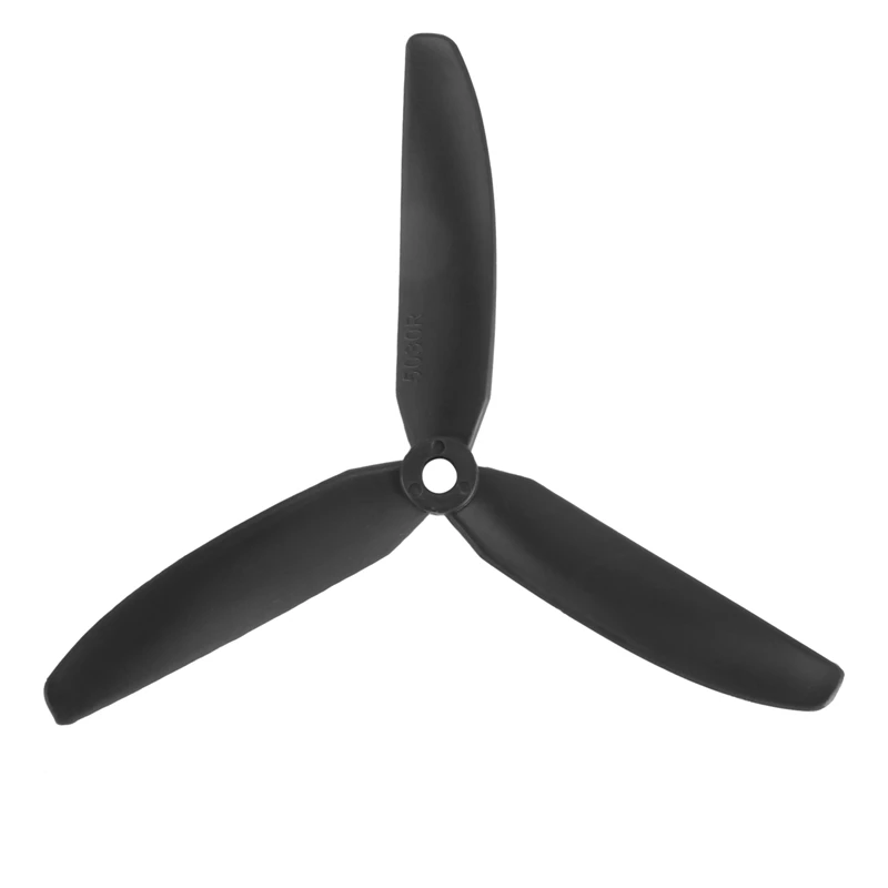 4 Pair 5030 3-Blades Direct Drive Propeller Prop CW/CCW For RC Airplane Aircraft (Black)