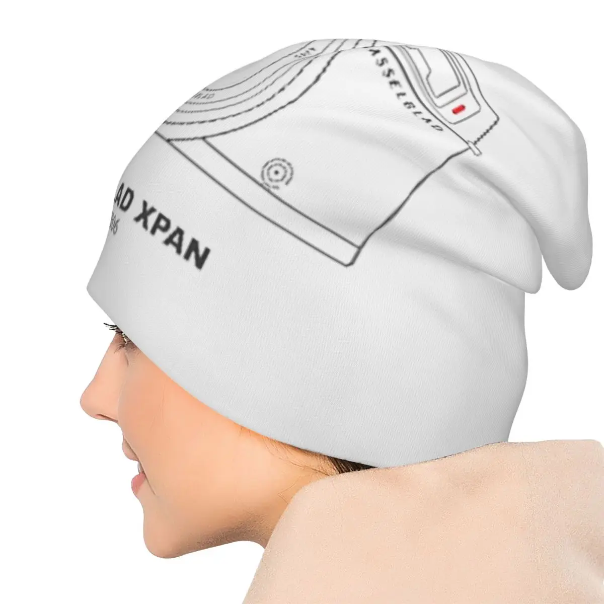 빈티지 필름 사진 Hasselblad XPan 유니섹스 성인 비니 모자 뜨개질 보닛 모자 따뜻한 가을 겨울 야외 Skullies 모자