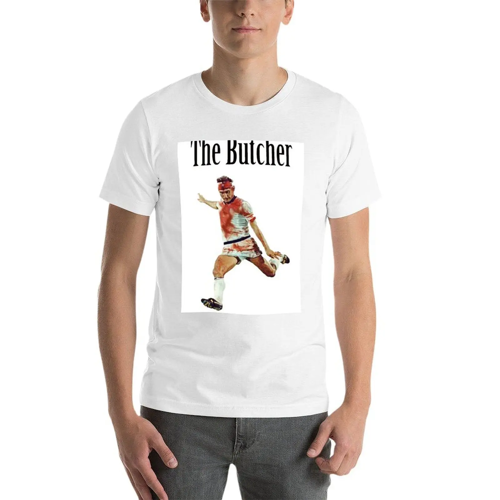 تي شيرت The Butcher تي شيرت للرجال تي شيرت برسومات عتيقة للرجال