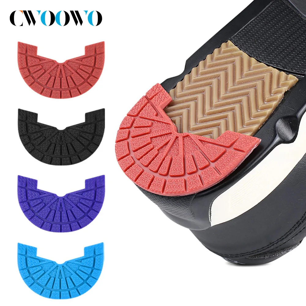 1Pair Non-Slip Shoes Pads Anti-Slip Shoe Grips Bottom of Shoes Silicone Self-Adhesive Sole Protector Shoes Bottom