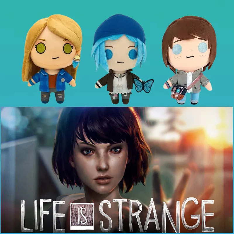 Brinquedos de Pelúcia Anime Life Is Strange de 25CM, Bonecas de Coleção Chloe Price, Figuras de Anime, Almofadas para Sofá, Presentes