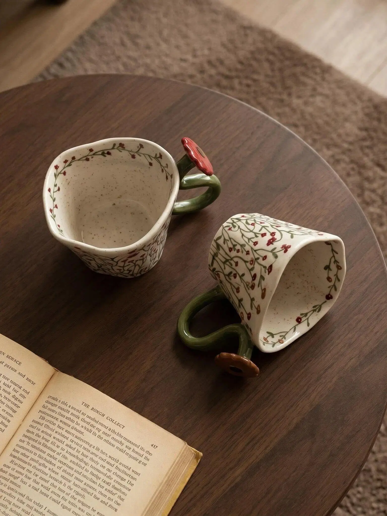 Xiangqiu underglaze coffee mug pastoral vintage style high-end home use with a particularly attractive appearance