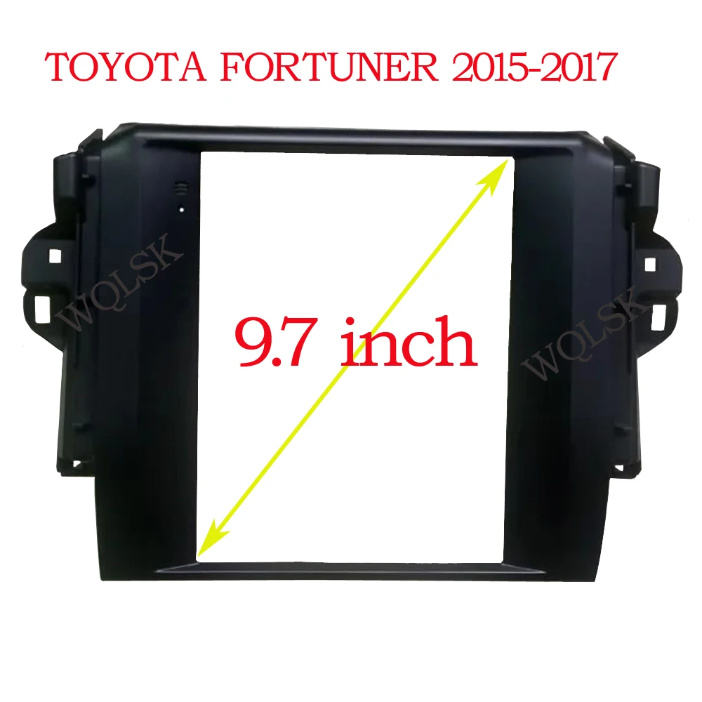 

Автомобильный радиоприемник WQLSK 9,7 дюйма для Toyota Fortuner 2015-2017 2 DIN Android GPS проигрыватель Корпус рамка головное устройство