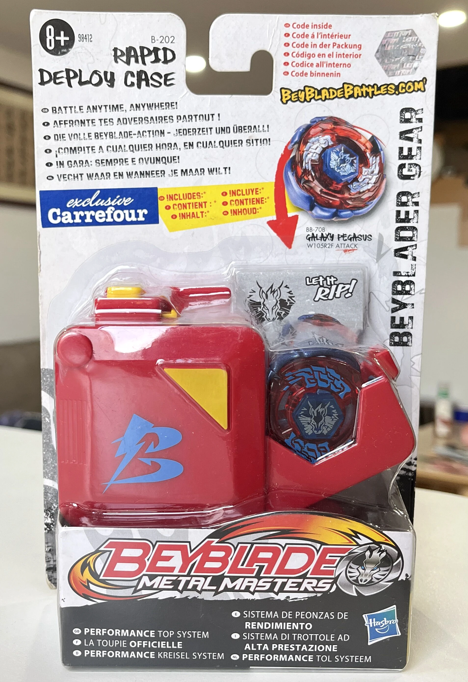 

Beyblade Metal Fusion Rapid Deploy Case & Galaxy Pegasus BB-70B