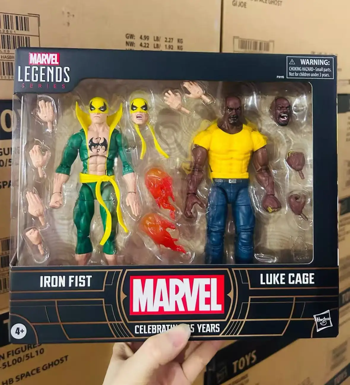 

In Stock Marvel Legends 85th 6"Figure 2-Pack Hero for Hire Iron Fist Luke Cage 2pack Action Figure Model Toy