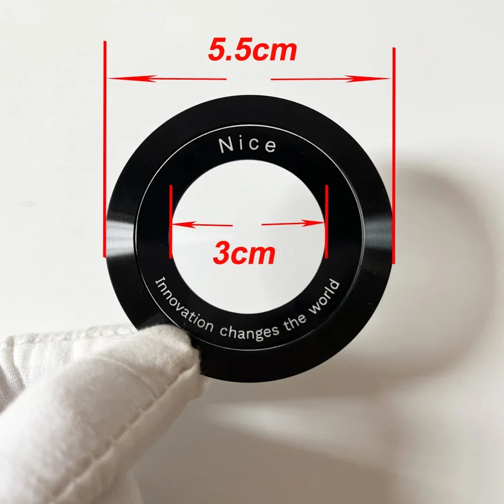 1Pcs Magnetic Metal Ring Universal Mobile Phone Magnet Plate Self Adhesive For Wireless Charger Stand